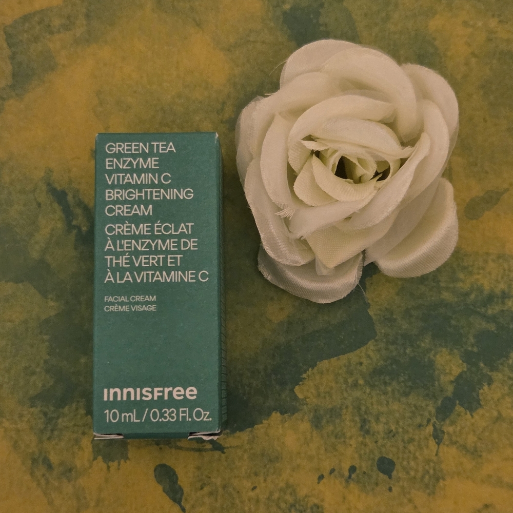 NWT InnIsFree Green Tea Enzyme Vitamin C Brightening Cream NWT